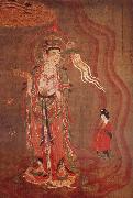 unknow artist Guanyin as-guide of the souls, from Dunhuna Spain oil painting reproduction